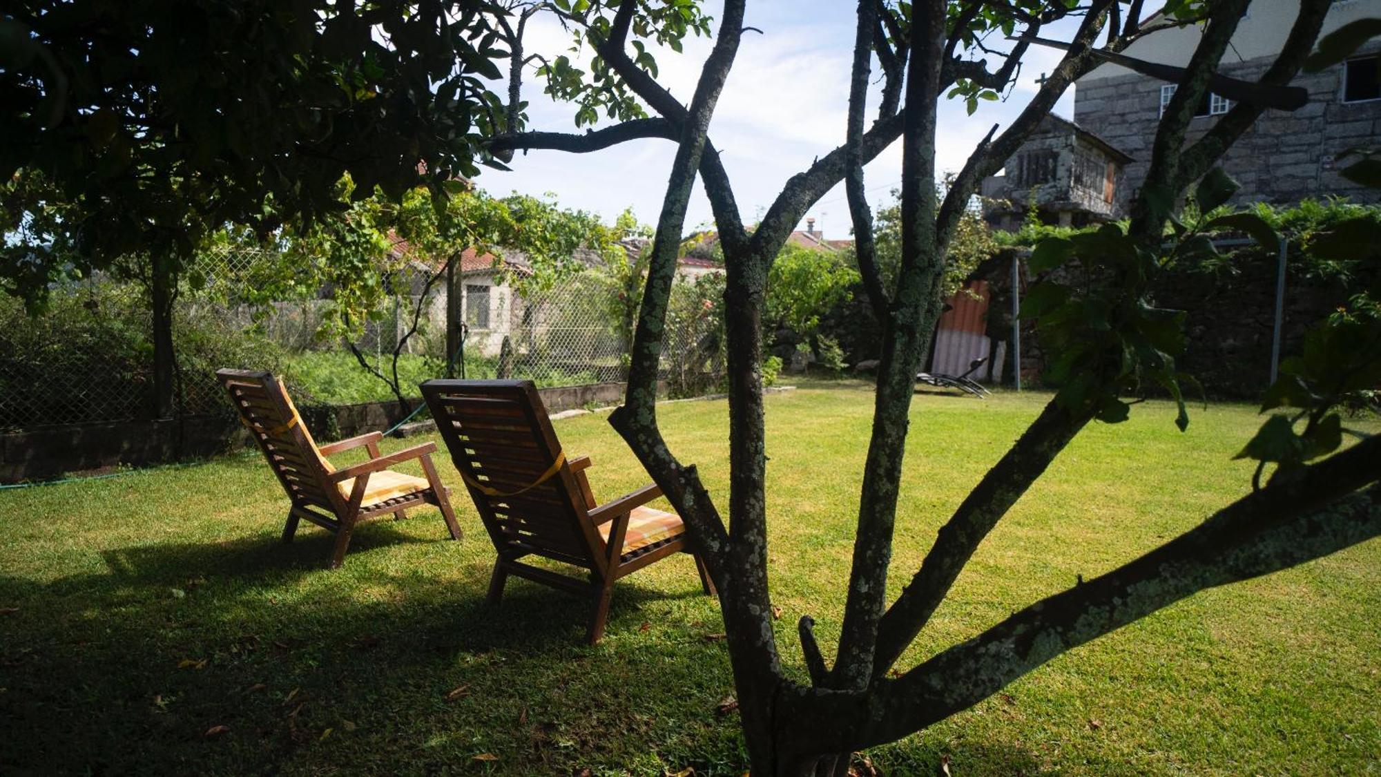 Villa Casa Vella Vilaboa Esterno foto